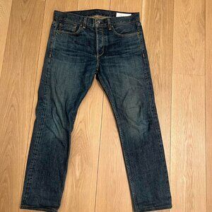 Rag & Bone worn indigo jeans in size 33 x 32